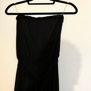 Black Strapless Rumper